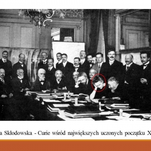 M. Skłodowska - Curie wśród największych uczonych. s.20
